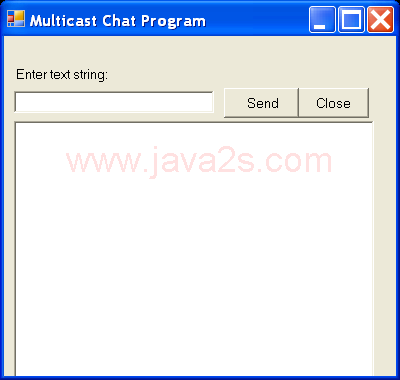 Multicast Chat