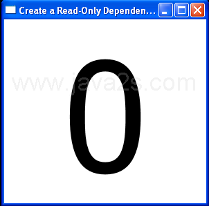DependencyProperty.RegisterReadOnly to create read only Dependency Property