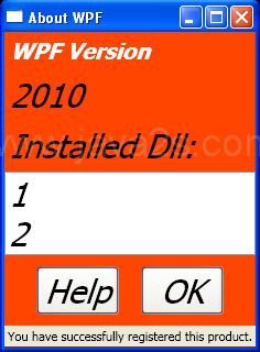 WPF About Dialog Font Properties On Root