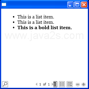 WPF Add List Item To Flow Document
