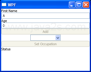 WPF Bind The Button To A Command