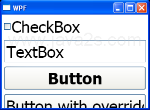 WPF Check Box Style