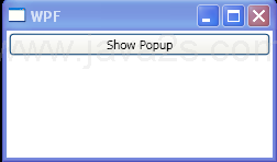 WPF Close A Popup With Button Click