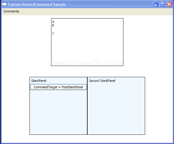 WPF Create A Custom Routed Command The Command Binding Objects And The Key Binding Objects In Code