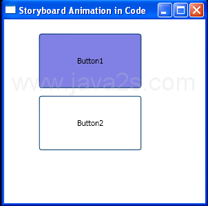 WPF Create Animations Using The Storyboard In Code