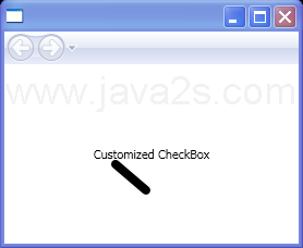 WPF Customized Check Box