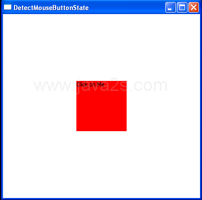 WPF Detect Whether The Mouse Button Is Pressed Or Released Using The Mouse Button State Property