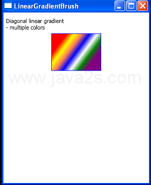 WPF Diagonal Linear Gradient Multiple Colors2