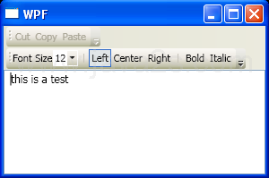 WPF Display A Toolbar