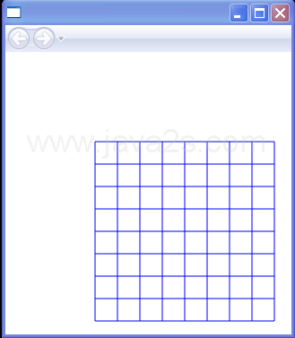 WPF Draw A Grid