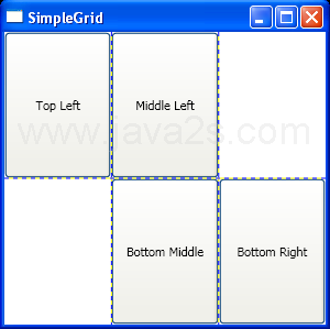 WPF Empty Row Definition And Column Definition