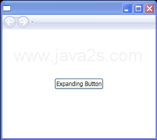 Enlarge a Button with Xaml
