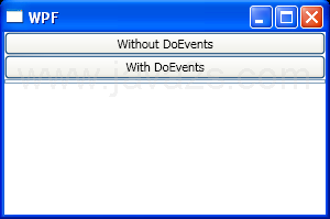 WPF Implement Application Do Events In W P F