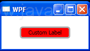 WPF Label With Control Template