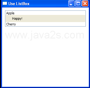 WPF List Box With Image