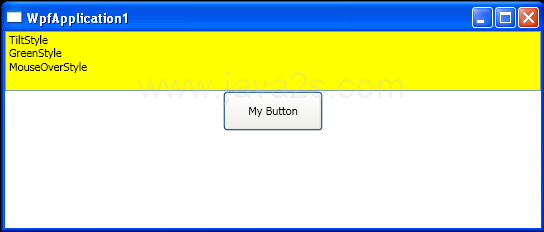 WPF Load Style Defined In Xaml And Apply To The Button