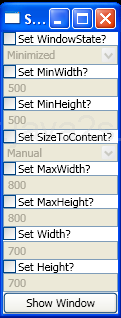 Order of precedence for sizing-related properties that are implemented by Window.