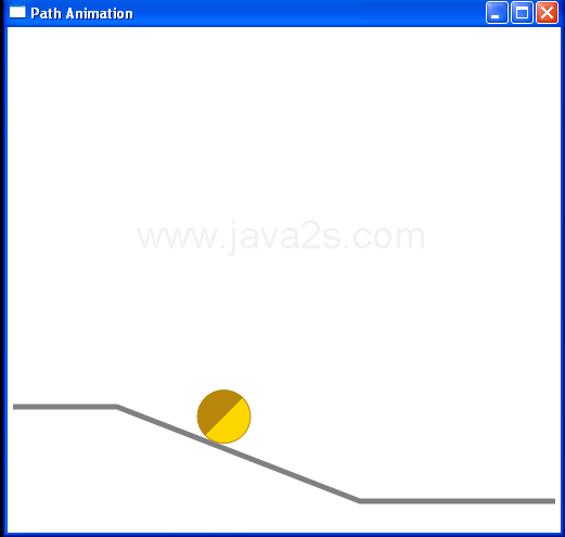 WPF Path Animation With Double Animation Using Path Auto Reverse