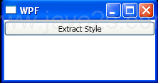 WPF Programmatically Extract An Elements Style With Default Style Key Property