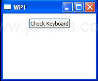 WPF Query Left Right Shift Key