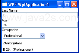 Set the DataContext of a Window to a person object