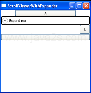 WPF Stack Panel In A Scroll Viewer