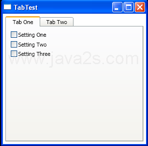 WPF Tab Test