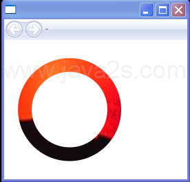 WPF The Resulting Ellipses Outline Is Painted With An Image