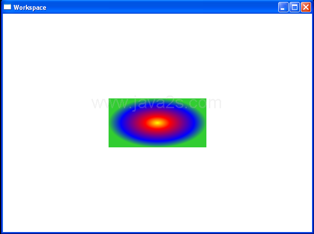 WPF This Rectangle Is Painted With A Radial Gradient
