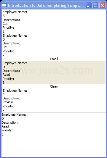 WPF Use Data Template Data Trigger And Data Template Selector To Specify The Presentation Of Your Data
