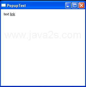 WPF Use Popup To Display A Hyperlink