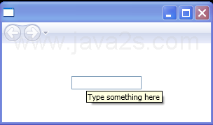 WPF Using Tool Tip For Text Box With Text Box Tool Tip And Tool Tip Tag
