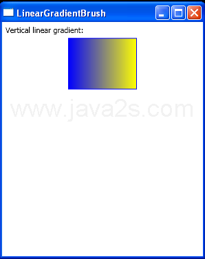 WPF Vertical Linear Gradient