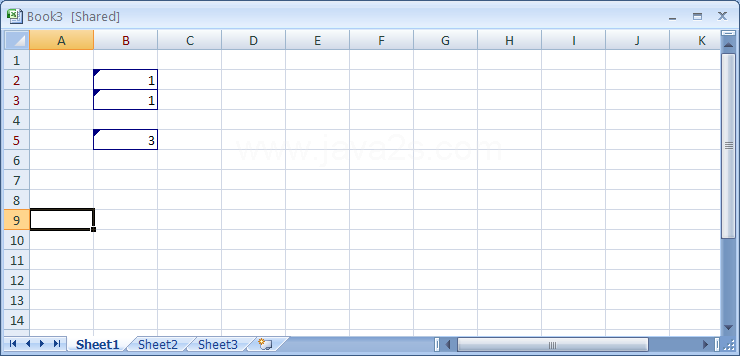 Make changes in worksheet cells.