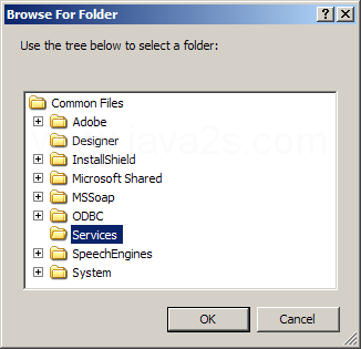 Set Properties for FolderBrowserDialog