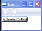 A Beveled Button with BevelBitmapEffect