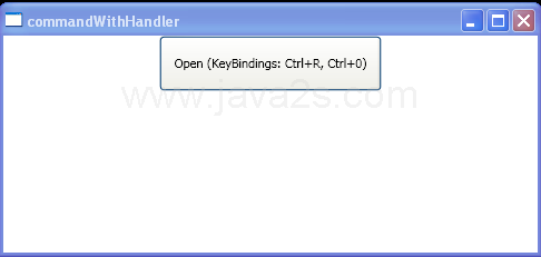 Command Handler Command Binding in Xaml