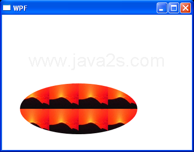 WPF Fill Ellipse With Custom Image Brush Tile Mode Tile