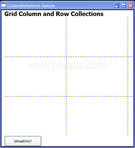 Is Grid ReadOnly