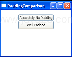 WPF Padding Comparison