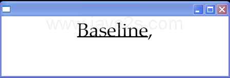 Text decorations: Baseline