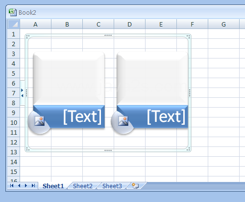 Click the effect from the gallery to apply it to the selected shape.
