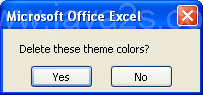 Then click Yes.