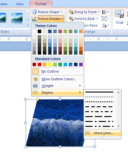 Click More Lines to select multiple options.