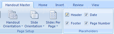Select or clear the Header, Slide Image, Footer, Date, Body or Page Number check boxes to show or hide notes master placeholders.