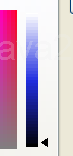 Drag the black arrow to adjust the amount of black and white in the color.
