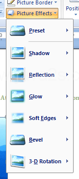 Click the Picture Effects button