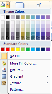 Click the Shape Fill button.