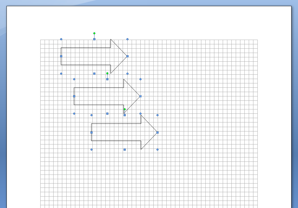 Drag the object's center or edge near the guide.