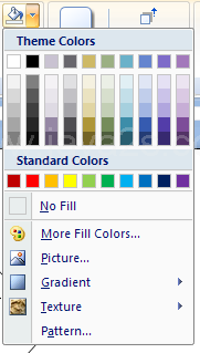 Click the Shape Fill button.